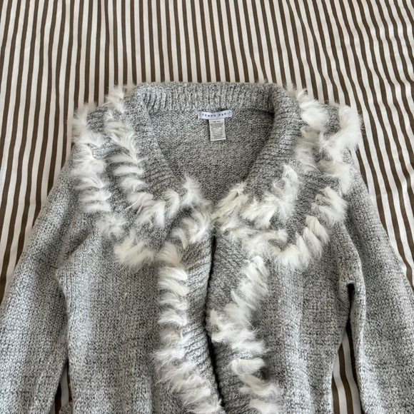 Vintage Rabbit Fur Lined Cardigan - Picture 2 of 6